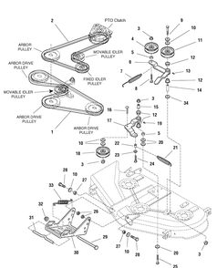 Part Location Diagram of 1727593A Murray HITCH